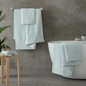 Zero Twist Cotton Towel | Duck Egg