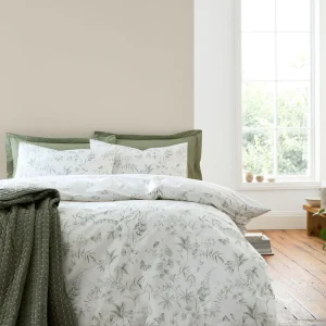 Thea Floral Duvet Cover Set | Green